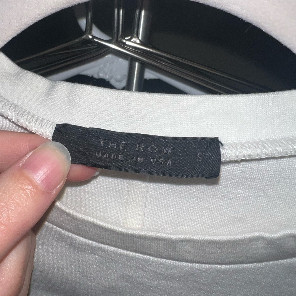 The Row White Calibi T-shirt - Picture 7 of 7